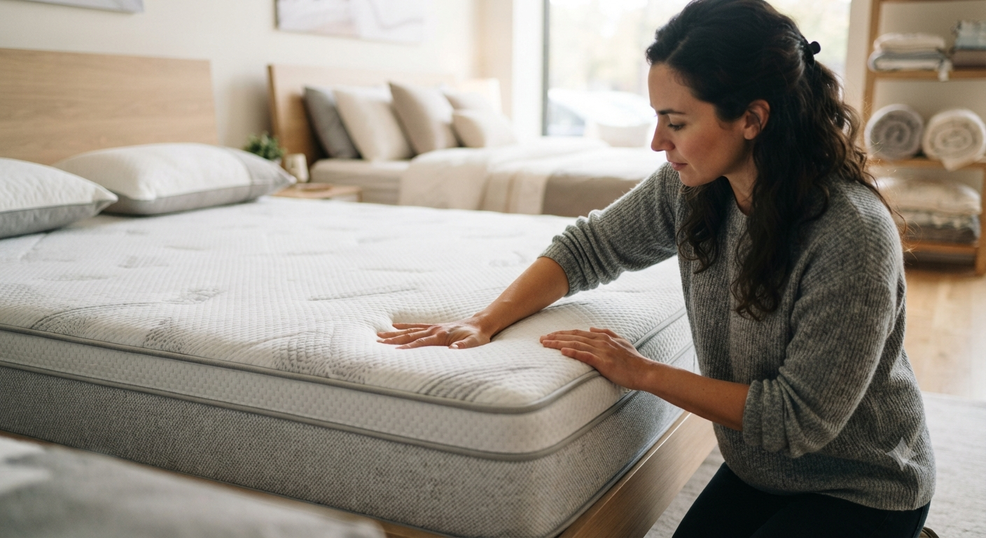 Cách kiểm tra độ lún và sự ôm sát của nệm